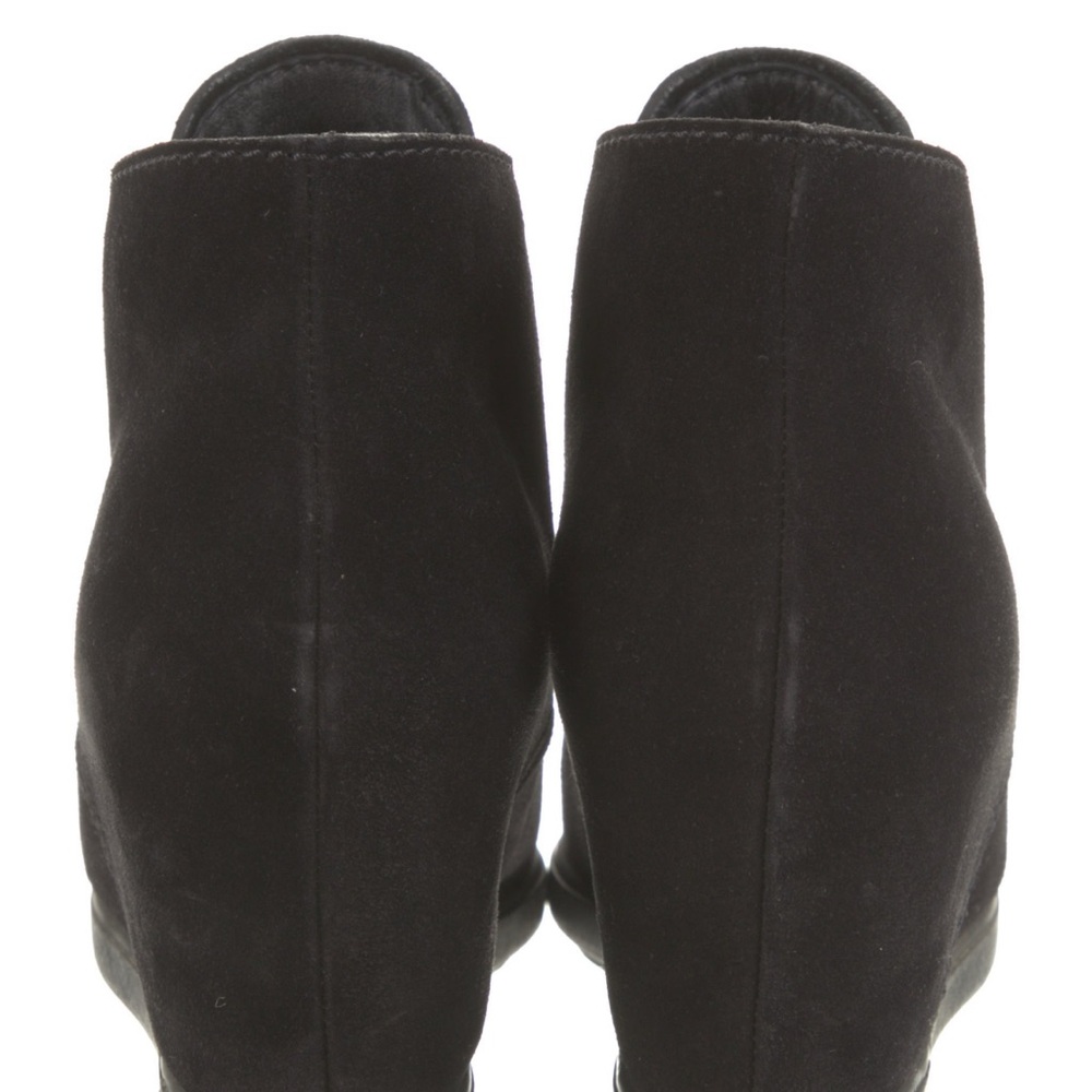 Prada Sport Black Wedge Ankle Boots - Picture 5 of 5